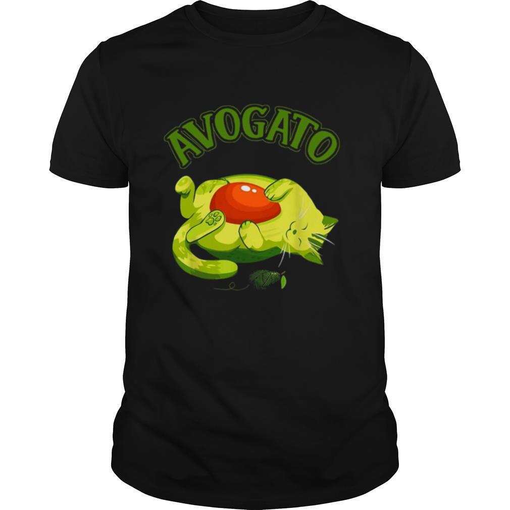 Meow Avogato Cat Avocado shirt