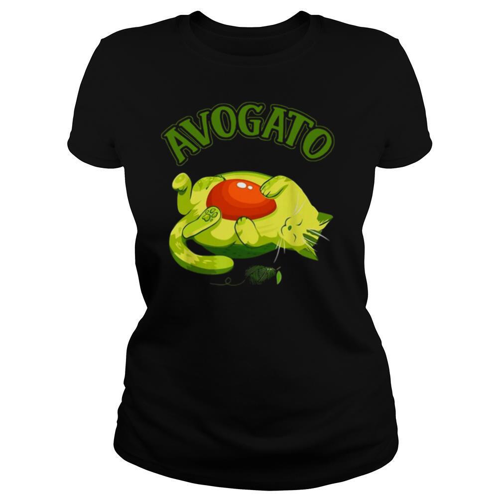 Meow Avogato Cat Avocado shirt