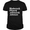 Moderna Pfizer Johnson Johnson Classic shirt