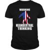 Neanderthal Thinking for Proud Neanderthals American Flag shirt