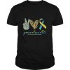 Peace Love T21 Down Syndrome Awareness shirt