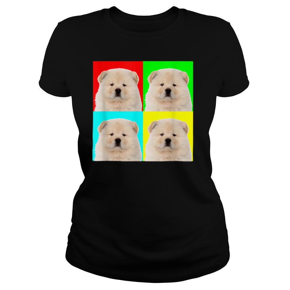 Pop Art Dog Chow Chow T Shirt