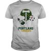 Snoopy Playing Soccer Portland Timbers Shirt