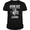 St Patrick's Day Anime Boy Shamrock Aesthetic Funny Manga T Shirt
