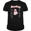 Strawberry Milkshake Japanese Kawai Carton for Anime Fans T Shirt
