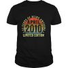Vintage April 2010 Limited Edition 11 Years Old Gift 11th T Shirt