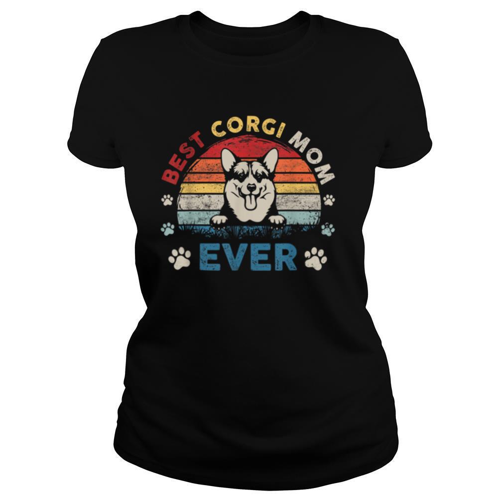 Vintage Corgi Mom Shirt Best Dog Dad Ever T Shirt