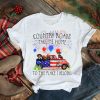 Dachshunds Country Roads Take Me Home To The Place I Belong 4th Of July 2021 shirt