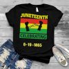 Juneteenth Celebrating Black Freedom 1865 Flag T shirt