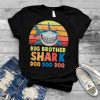 Vintage Retro Big Brother Shark Birthday Funny Shark Lover T Shirt