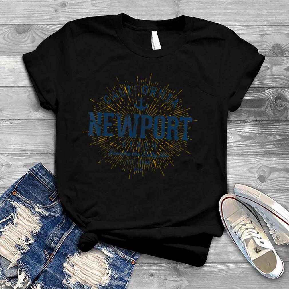 Vintage Retro Newport Beach T Shirt