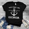WEST POINT LAKE GEORGIA Funny Fishing Camping Summer Gift T Shirt