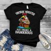Chicken Vintage Rooster Old Cranky Dangerous T shirt