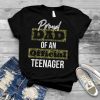 Mens Proud Dad Of An Official Teenager Father Camouflage Print T Shirt