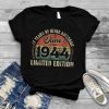 Vintage June 1944 Distressed 77 Year Old Retro 77th Bday T Shirt
