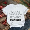 Alcool Saucisson Fromage Enceinte T shirt