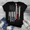 American Flag with Surveyor Tshirt for women men father