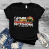 Farmer Definition A Person Who Is Outstanding In Their Tractor Vintage T Shirt