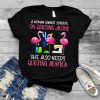 Flamingo A Woman Cannot Survive On Quilting Alone She Also Needs Quilting Besties T shirt