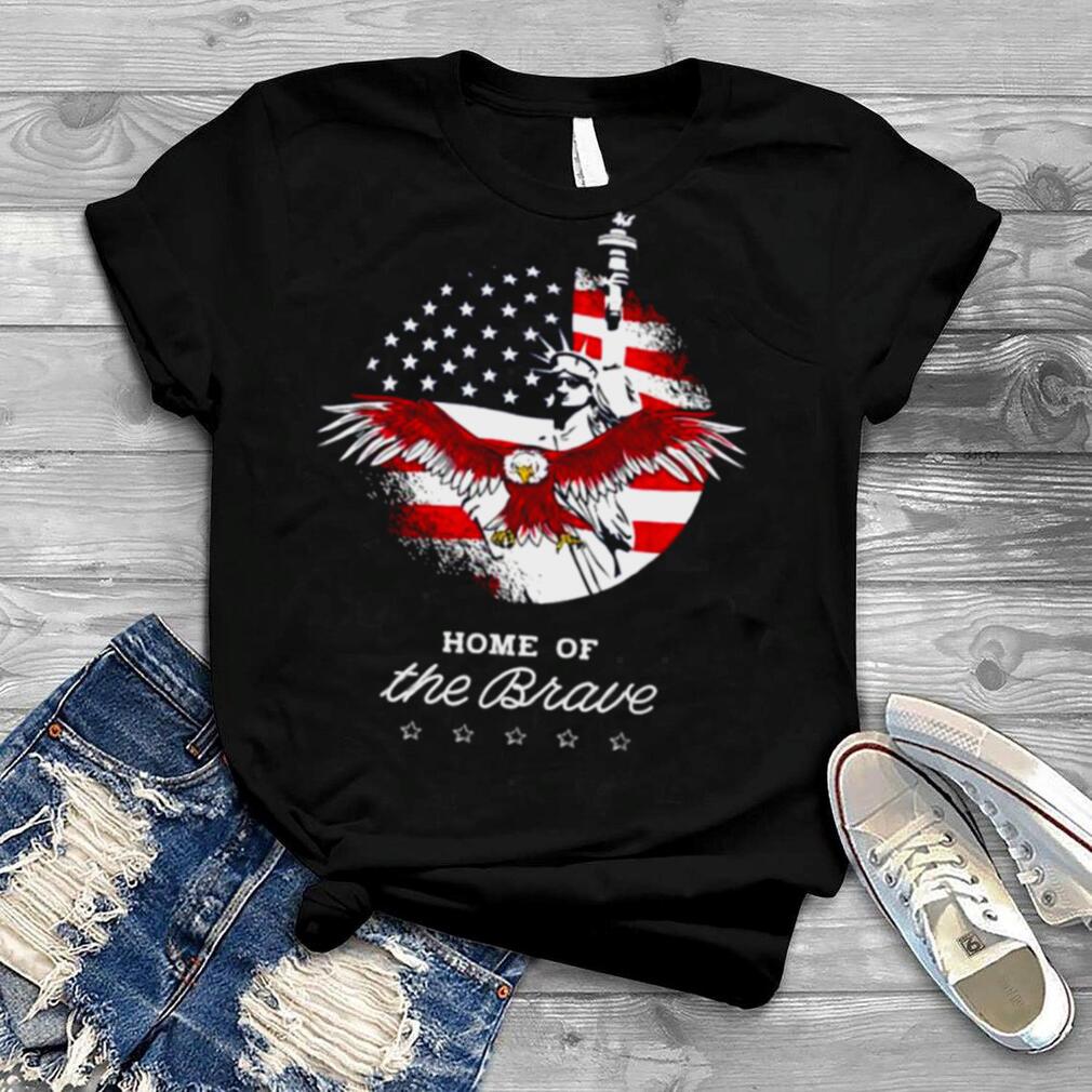 LAND OF THE BRAVE INDEPENDENCE DAY ORIGINAL Eagle T Shirt
