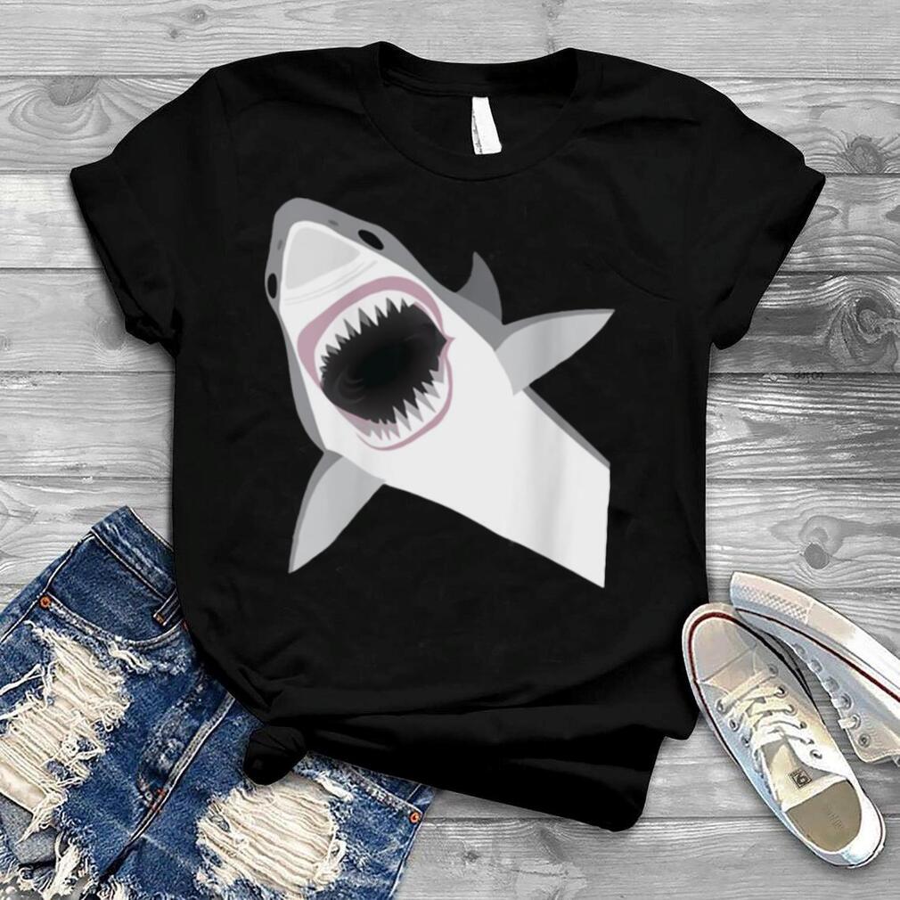 Leaping Great White Shark T shirt