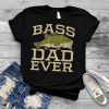 Mens Bass Dad Ever Fishing Fish Fisherman Fathers Day Dad Gift T Shirt