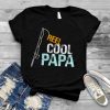 Mens Papa Gift from Granddaughter Grandson Reel Cool Papa T Shirt