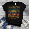 Mens Vintage Best Buckin' Pawpaw Ever Deer Hunting Fathers Day T Shirt