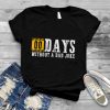 Mens Zero days without a dad joke Funny Fathers Day Gift T Shirt