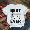Music note best dad ever shirt