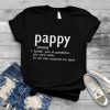 Pappy Definition Funny Fathers Day Pappy Christmas Gift T Shirt