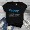 Pappy Gifts Grandpa Fathers Day Definition Birthday T Shirt