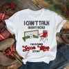 Soccer I Can’t Talk Right Now I’m Doing Soccer Mom Stuff Vintage T shirt