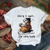 Sorry I Can’t I’m Very Busy Sloth Golf Shirt