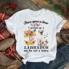 Yellow Labrador Dog Once Upon A Time I Picked Up A Labrador And The Rest Is History T shirt