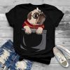 Bulldog in Your Pocket for Dogs Lovers T Shirt