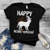 Funny Halloween Puns Happy Howl Ween Dog Lover Witch Costume T Shirt
