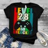 Gaming Vintage 28th Birthday 28 Year Old Boy Girl Gamer shirt