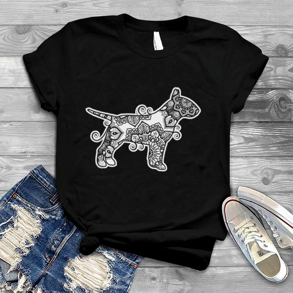 Mandala dog bull terrier mandala dogs yoga T Shirt