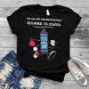 The Day The Paraprofessionals Returned To School Pencil Blue T Shirt