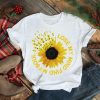 Best lose my mind find my soul metal collection sunflower shirt