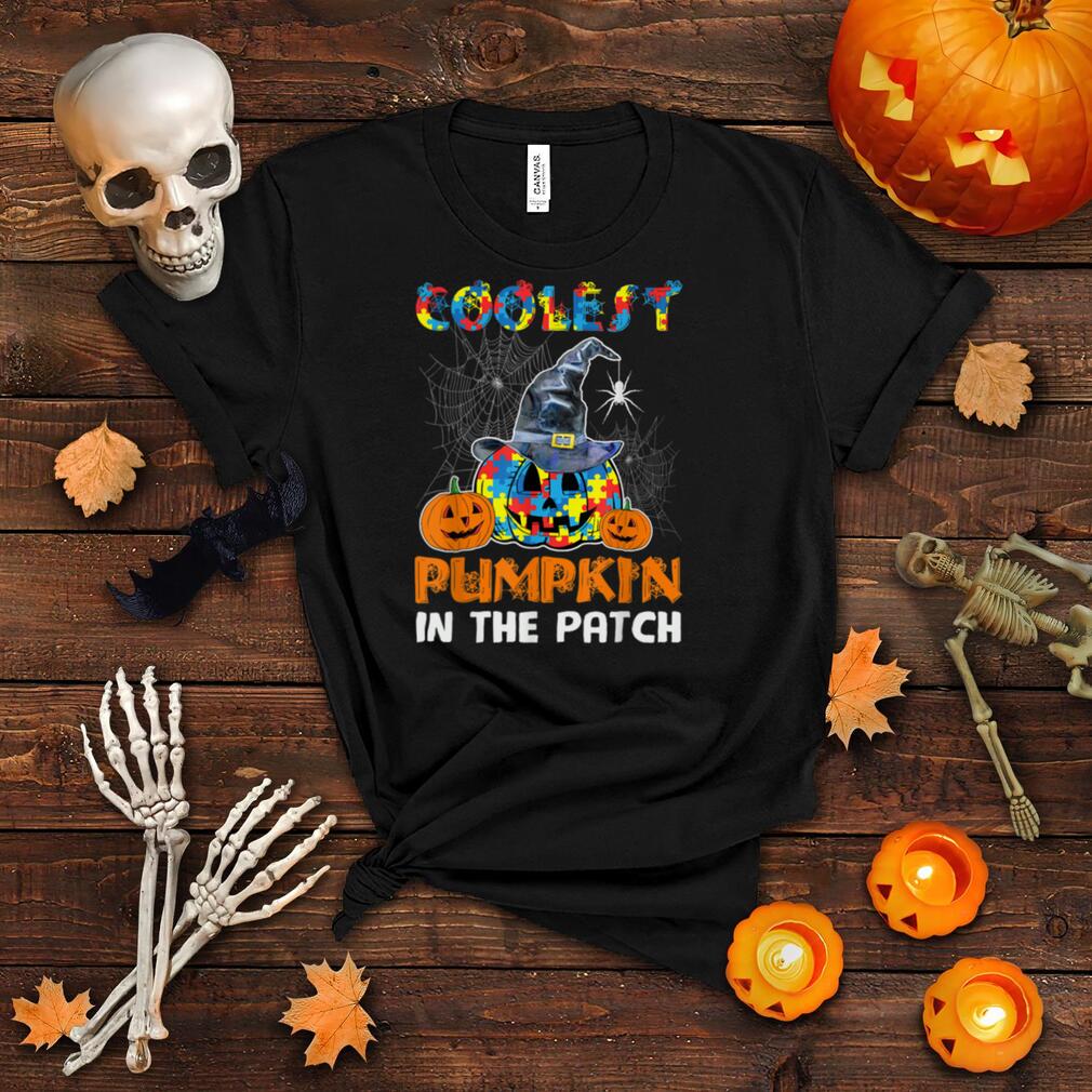 Coolest Pumpkin In The Patch Autism Awareness Halloween T Shirt