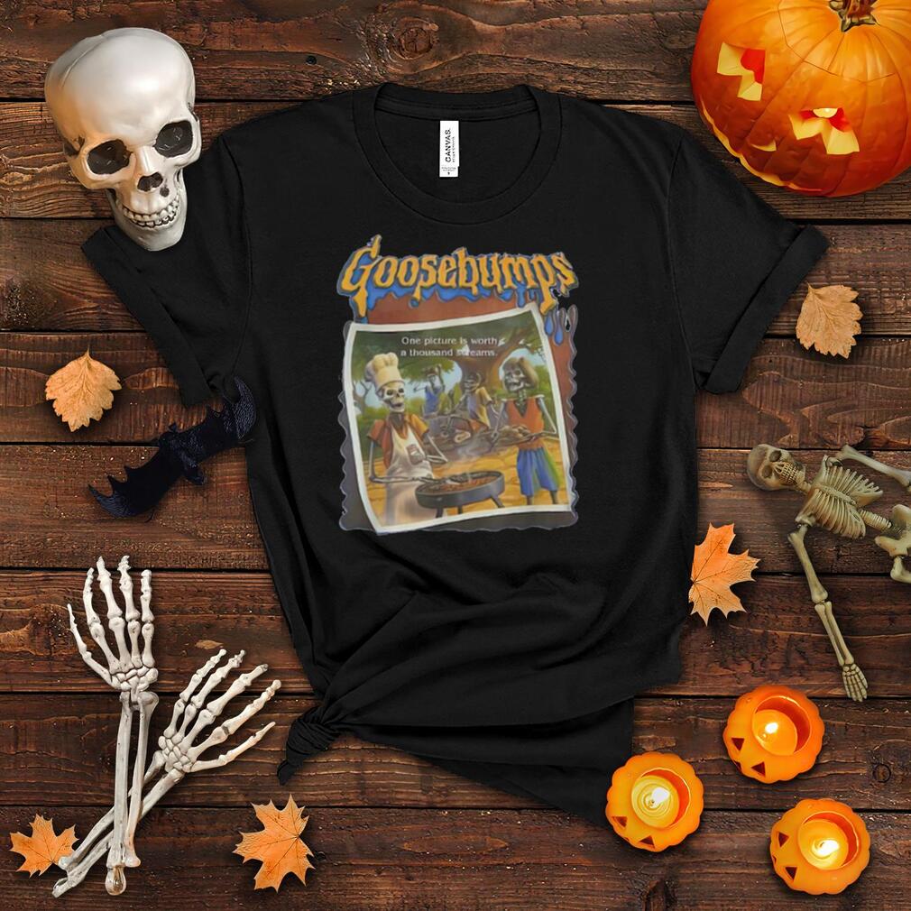 Goosebumps Logo and Characters beware of monsters halloween shirt