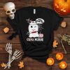 CRNA Nurse Halloween I Will Stab You Funny Ghost T Shirt