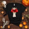 Cottagecore Frog Skull Mushroom Halloween Horror Shirt