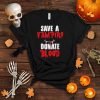 Dying Vampire Halloween Design For Frontliners T Shirt