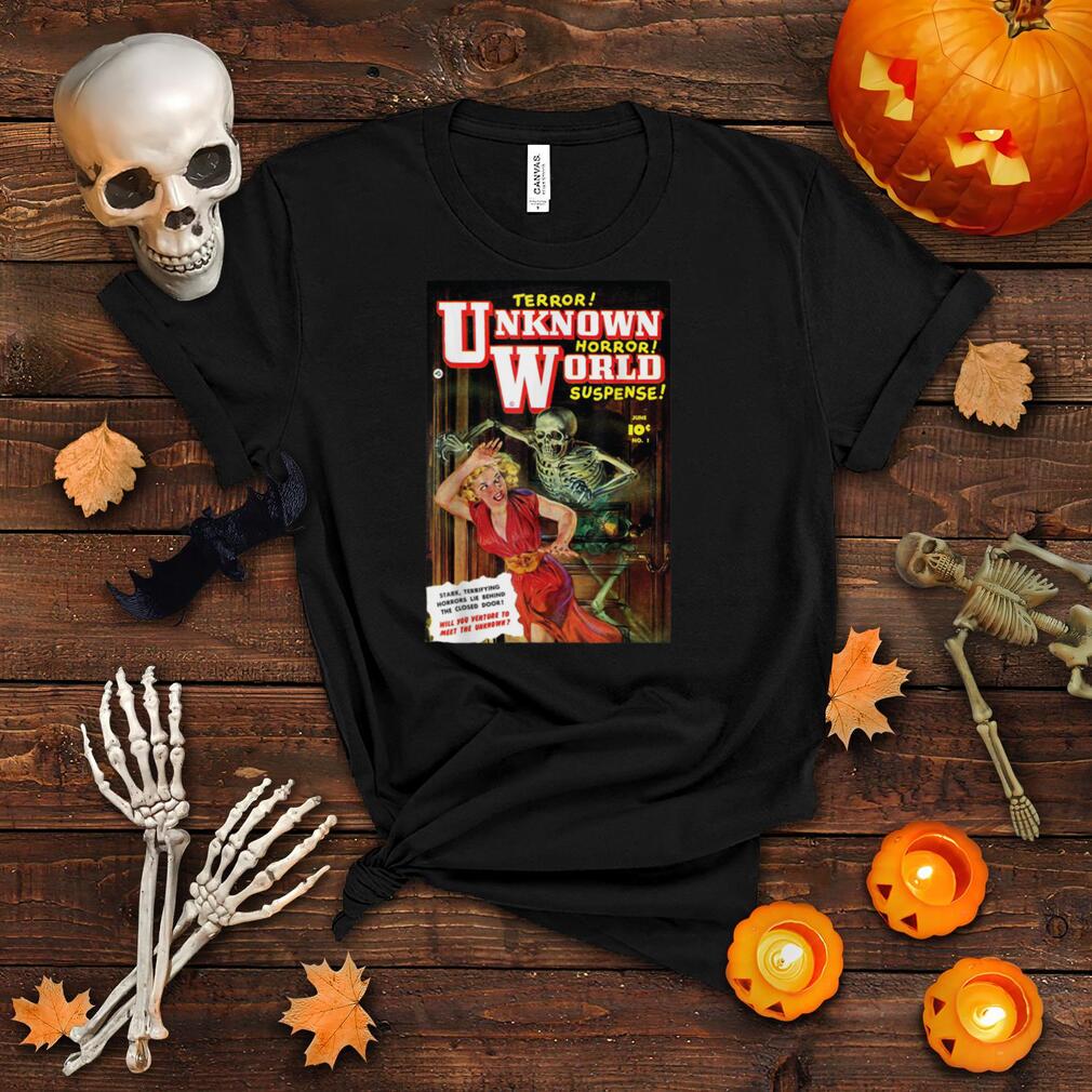 Halloween Horror Vintage Ghost Comic Book Retro Scary Funny T Shirt