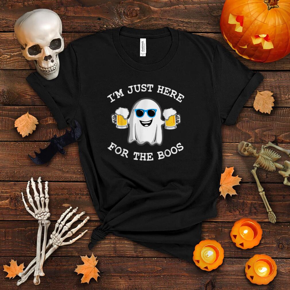 I'm Just Here For The Boos Funny Halloween Ghost Cute T Shirt