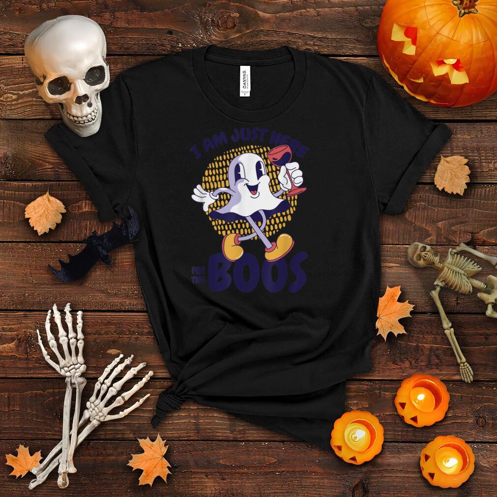 I'm Just Here For The Boos Funny Halloween Ghost Cute T Shirt