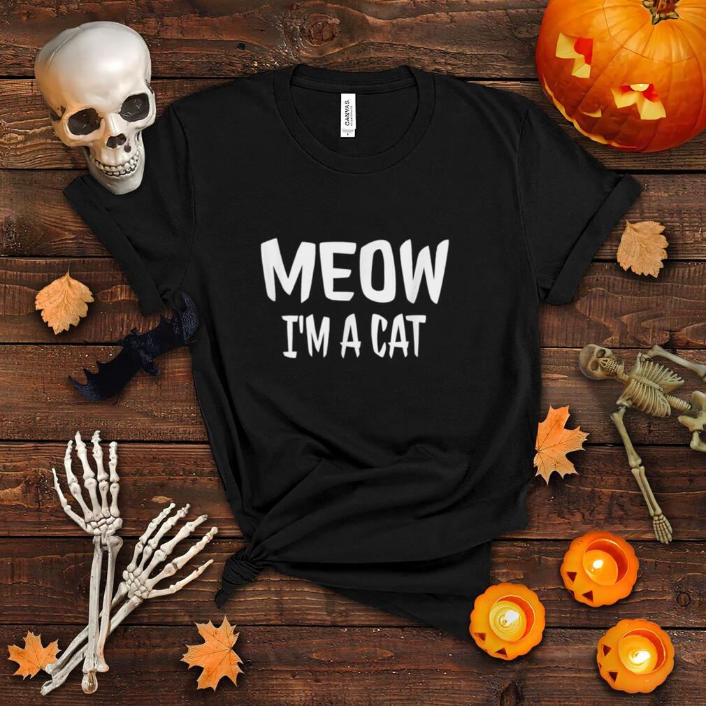 Meow I'm A Cat Halloween T Shirt